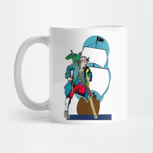 Boat with Pirate Mug